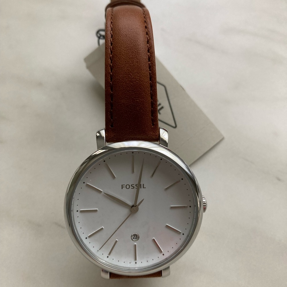 Fossil Jacqueline silver watch ES4368